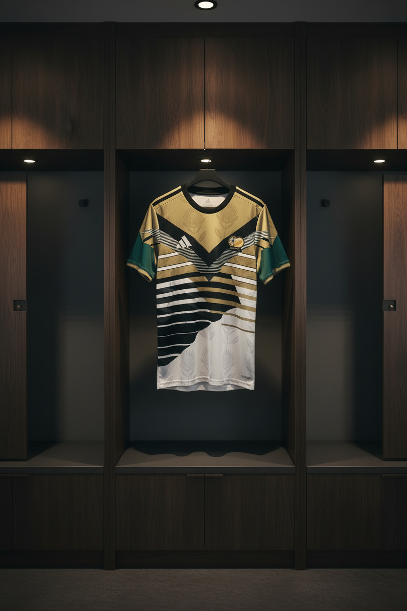 Bafana Bafana Home Jersey - Classic Retro